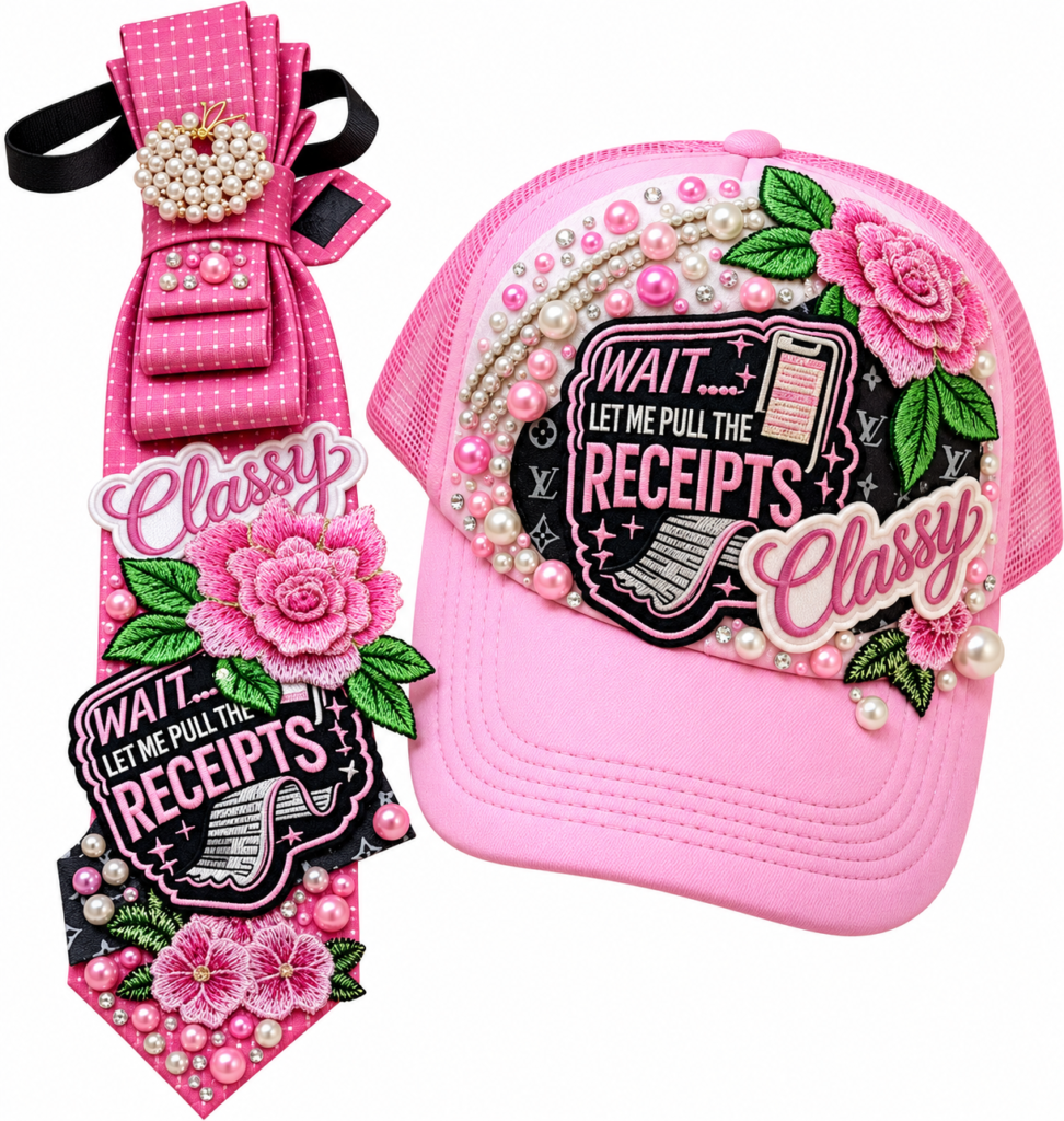 Pink Receipts Set